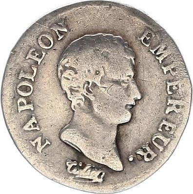 France Quart Franc Quart Franc, Napoleon I Empereur 1807 U Turin