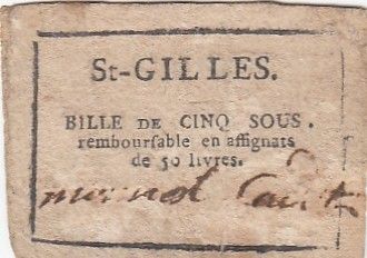 France Saint-Gilles Commune - Octobre 1792