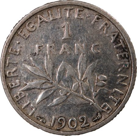 France SEMEUSE - 1 FRANC ARGENT 1902