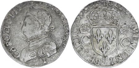 France Teston -  Charles IX - 1567 H La Rochelle - TTB - Argent