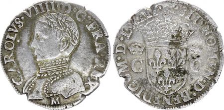 France Teston Charles VIII - M Toulouse 1567 - Argent