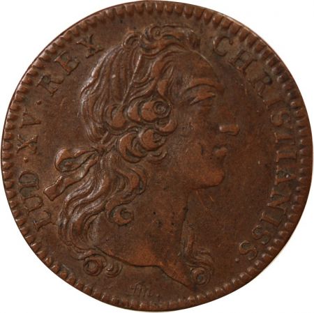 France TRESOR ROYAL, LOUIS XV - JETON CUIVRE - 1742