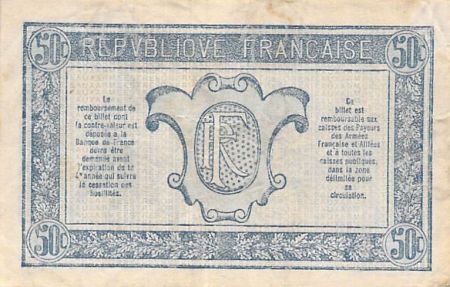 France TRÉSORERIE AUX ARMÉES - 50 CENTIMES 1919 SÉRIE W - TTB