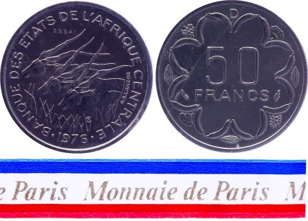 Gabon 50 Francs - 1976 - Essai