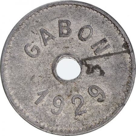 Gabon Tn.5 Rhinocéros 1929