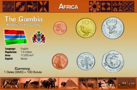 Gambie Monnaies du Monde - Gambie