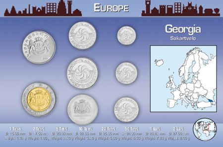 Georgie Monnaies du Monde - Géorgie