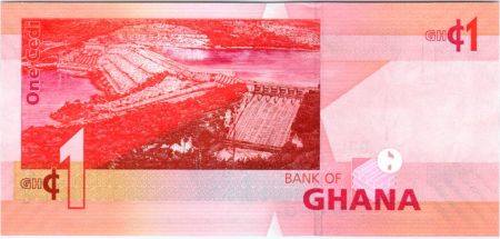Ghana 1 Cédi, K. Nkrumah et 5 leaders - Barrage - 2015