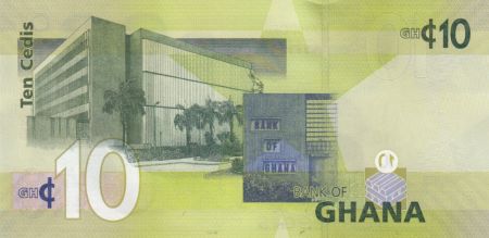 Ghana 10 Cédis  - 2017 - Neuf - P.39