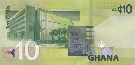 Ghana 10 Cédis  - 2019 - Neuf - P.47