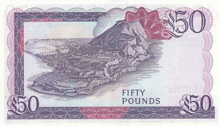 Gibraltar 50 Pounds Elisabeth II - Vue du Rocher - 1986 - Neuf - P.24
