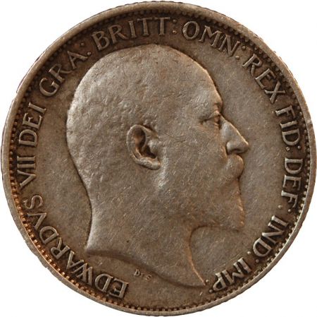 Grande Bretagne GRANDE-BRETAGNE  EDOUARD VII - 6 PENCE ARGENT 1906