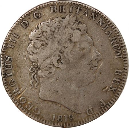 Grande Bretagne GRANDE-BRETAGNE  GEORGE III - COURONNE ARGENT 1819