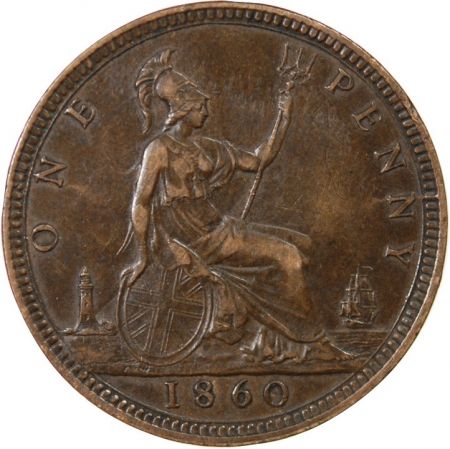 Grande Bretagne GRANDE-BRETAGNE  VICTORIA - 1 PENNY 1860