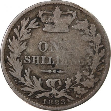 Grande Bretagne GRANDE-BRETAGNE  VICTORIA - SHILLING ARGENT 1883