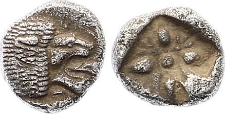 Grèce (Ionie) Obole, Ionie - Milet - Lion (c.550-500)