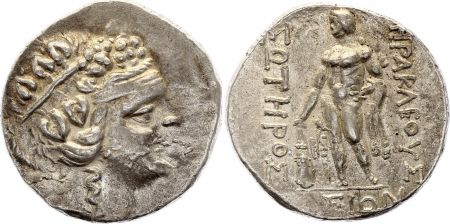 Grèce (Thrace) Tetradrachm, Thasos,  Dionysos & Herakles (168 - 148 BC)