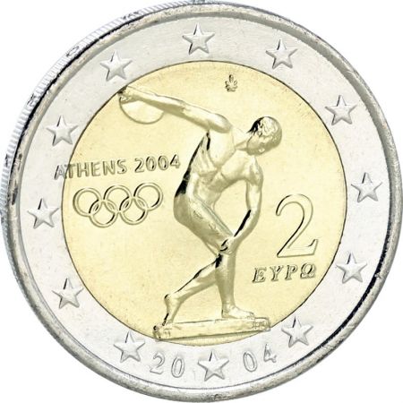 Grèce 2 Euros Commémo. GRECE 2004 - J.O. d\'Athènes
