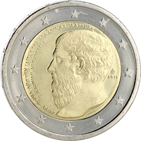 Grèce 2 Euros Commémo. GRECE 2013 - Académie de Platon