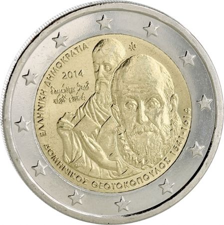 Grèce 2 Euros Commémo. GRECE 2014 - El Greco