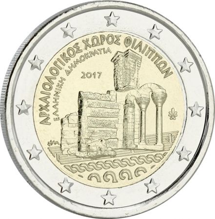 Grèce 2 Euros Commémo. GRECE 2017 - Cité de Philippes