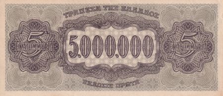 Grèce 5000000 Drachmes - 1944 - Série EP - SUP+ - P.128b