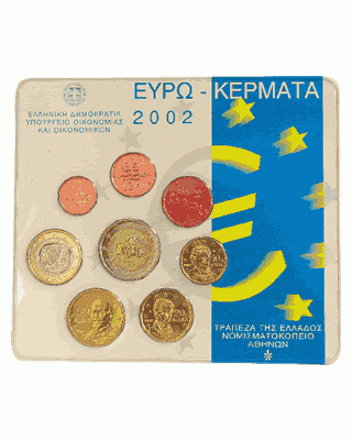 Grèce Coffret BU Euro 2002 - Grèce