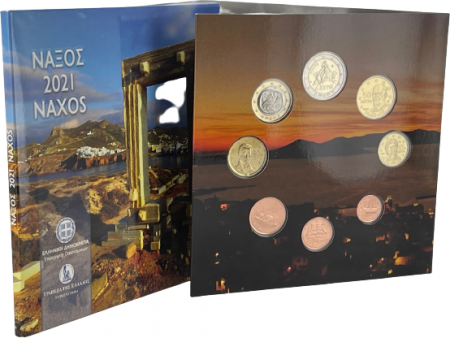Grèce Coffret BU Euro GRECE 2021 - Naxos