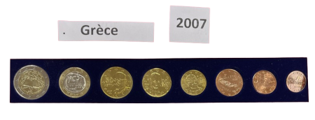 Grèce Série Euros 2007 Grèce - 8 monnaies