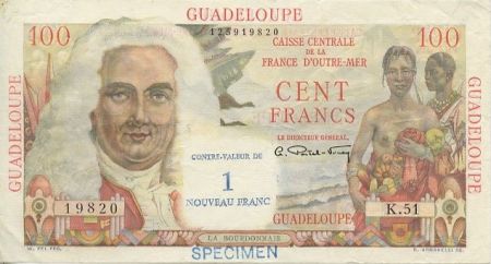 Guadeloupe 100 F La Bourdonnais