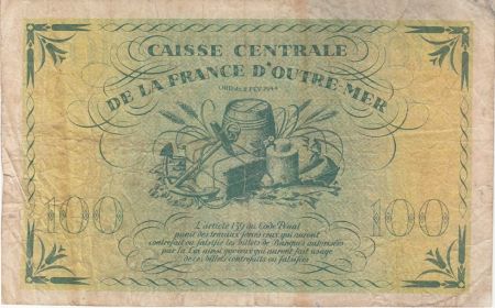 Guadeloupe 100 Francs Marianne - 02-02-1944 Série PT 628711