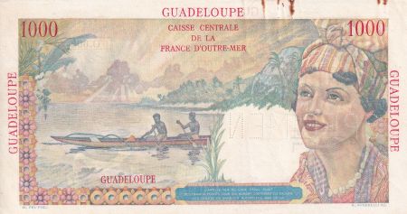 Guadeloupe 1000 Francs - Union Française - Spécimen - 1946 - SUP+ - Kol.135.1