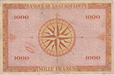 Guadeloupe 1000 Francs Tête d\'Indien Karukera