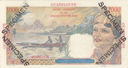 Guadeloupe 1000 Francs Union Française - 1946 Spécimen O.000