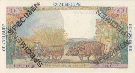 Guadeloupe 500 Francs Femme, Pointe-À-Pitre - 1946 Spécimen O.000
