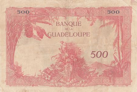 Guadeloupe 500 Francs ND 1934 - Série C.5 - TTB