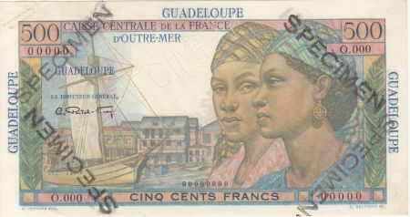 Guadeloupe 500 Francs Pointe-À-Pitre - 1946 Spécimen O.000