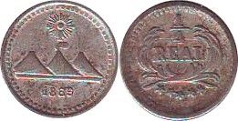 Guatemala 1/4 Real - 1889