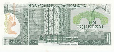 Guatemala 1 Quetzal 1981 Général José Maria Orellana - Série C A
