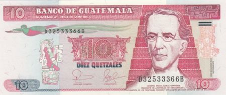 Guatemala 10 Quetzales 2006 - Général M. G. Granados - Assemblé Nationale 1872