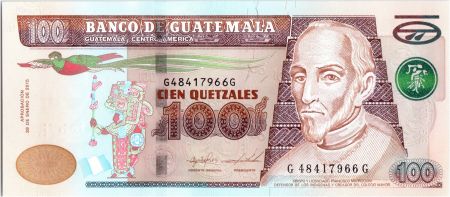Guatemala 100 Quetzales O. Marroquin - Université de San José - 2015 (2017)