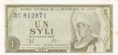 Guinée 1 Syli  1981- H.M. Bangoura