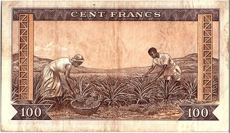 Guinée 100 Francs Sékou Touré - Ananas - 1960