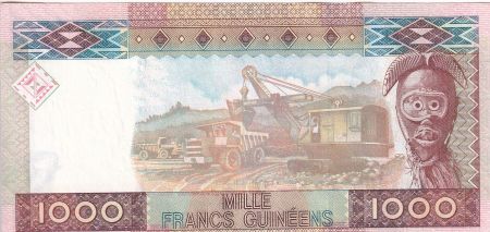 Guinée 1000 Francs - Femme - Bauxite - 2006 - NEUF - P.40