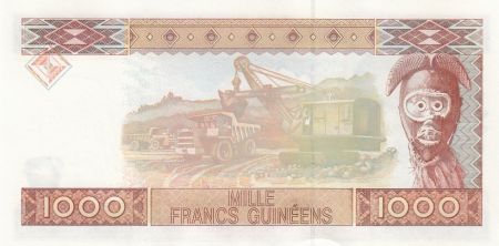 Guinée 1000 Francs Femme - Bauxite - Série KB - 1998