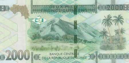 Guinée 2000 Francs Homme et colombes - 2018 - Neuf
