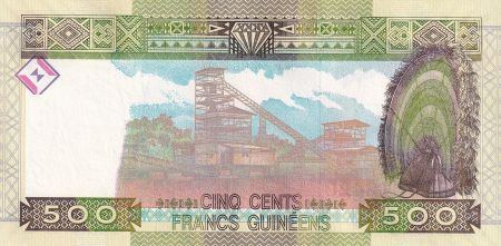 Guinée 500 Francs - Jeune femme - 2017 - P.47b