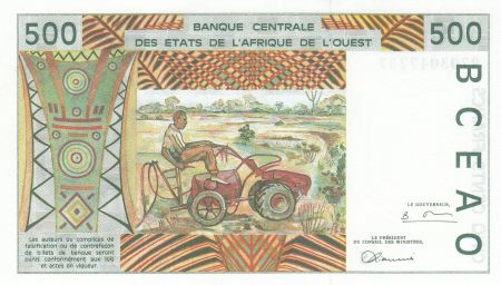 Guinée Bissau 500 Francs homme 1997- Guinée Bissau