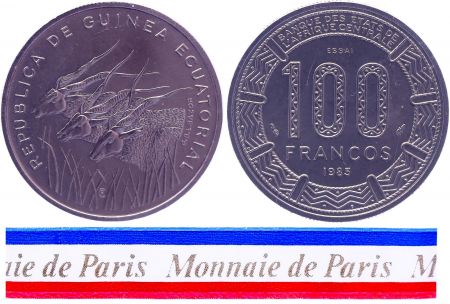 Guinée Equatoriale 100 Francos - 1985 - Essai