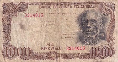Guinée Equatoriale 1000 Bipkwele - Rey Bioko - Agriculture - 1979 - P.16